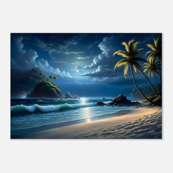 MOON DIP | Canvas 70x100 cm / 28x40″ (STRETCHED CANVAS WRAP - UNFRAMED)
