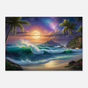 WAVE CHASER | Canvas 70x100 cm / 28x40″ (STRETCHED CANVAS WRAP - UNFRAMED)