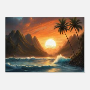 MANGO DAZE | Canvas 70x100 cm / 28x40″ (STRETCHED CANVAS WRAP - UNFRAMED)