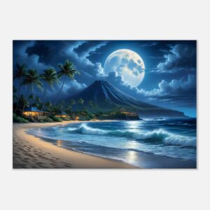 MOONSPRAY DANCE | Canvas 70x100 cm / 28x40″ (STRETCHED CANVAS WRAP - UNFRAMED)