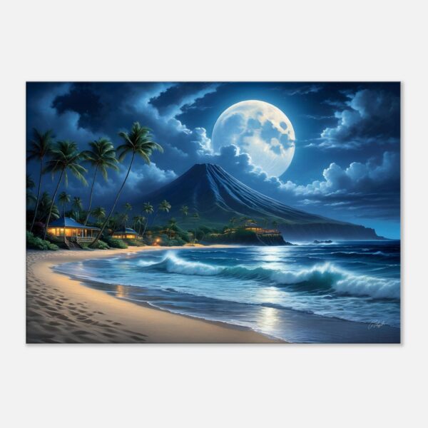 MOONSPRAY DANCE | Canvas 70x100 cm / 28x40″ (STRETCHED CANVAS WRAP - UNFRAMED)