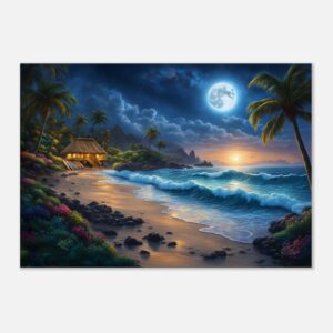 MAHINA MAGIC | Canvas 70x100 cm / 28x40″ (STRETCHED CANVAS WRAP - UNFRAMED)