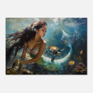 BATHED IN HEAVENLY WATERS| Canvas 70x100 cm / 28x40″ (STRETCHED CANVAS WRAP - UNFRAMED)