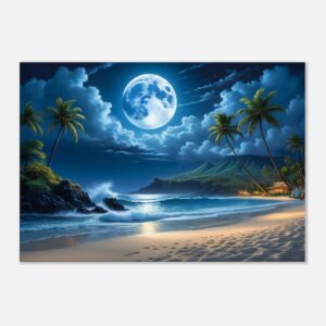 SURF SPELL | Canvas 70x100 cm / 28x40″ (STRETCHED CANVAS WRAP - UNFRAMED)