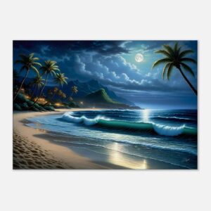 COASTAL GLOW | Canvas 70x100 cm / 28x40″ (STRETCHED CANVAS WRAP - UNFRAMED)