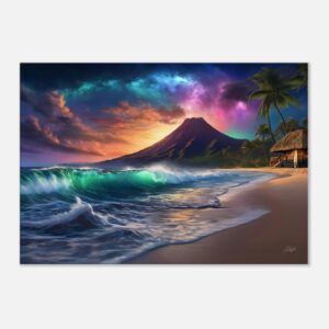 SALTY LIPS | Canvas 70x100 cm / 28x40″ (STRETCHED CANVAS WRAP - UNFRAMED)