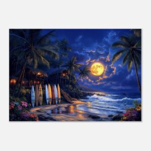 LUNAR LULLABY | Canvas 70x100 cm / 28x40″ (STRETCHED CANVAS WRAP - UNFRAMED)