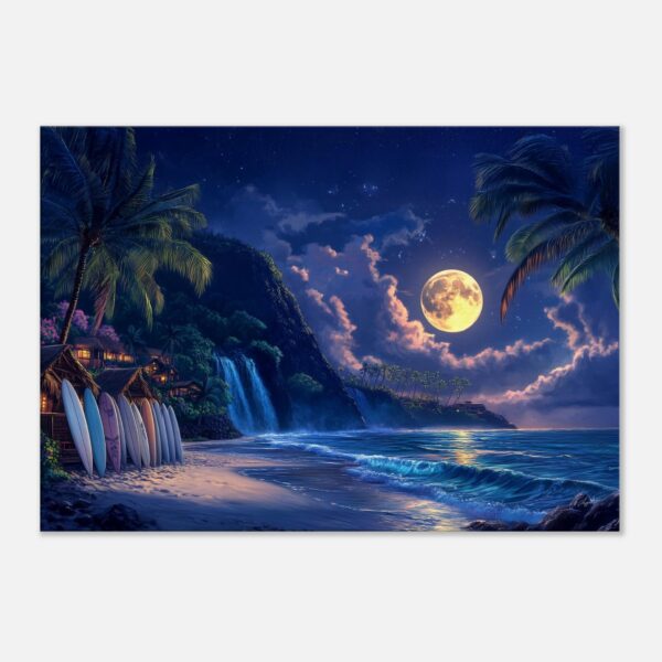 WHERE THE MOON FINDS ME| Canvas 70x100 cm / 28x40″ (STRETCHED CANVAS WRAP - UNFRAMED)