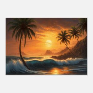 ISLAND CANDY  | Canvas 70x100 cm / 28x40″ (STRETCHED CANVAS WRAP - UNFRAMED)