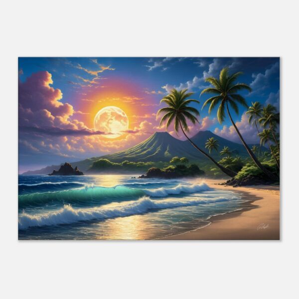 MIDNIGHT PEAK | Canvas 70x100 cm / 28x40″ (STRETCHED CANVAS WRAP - UNFRAMED)