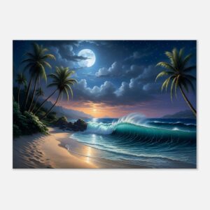LUMI SHORE | Canvas 70x100 cm / 28x40″ (STRETCHED CANVAS WRAP - UNFRAMED)