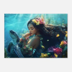 CARESSED BY THE COSMOS | Canvas 70x100 cm / 28x40″ (STRETCHED CANVAS WRAP - UNFRAMED)