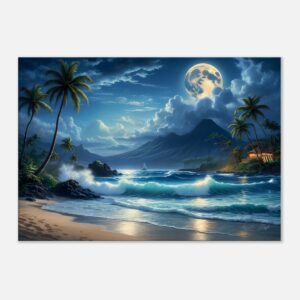 NOCTURNAL TIDE | Canvas 70x100 cm / 28x40″ (STRETCHED CANVAS WRAP - UNFRAMED)