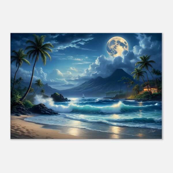 NOCTURNAL TIDE | Canvas 70x100 cm / 28x40″ (STRETCHED CANVAS WRAP - UNFRAMED)