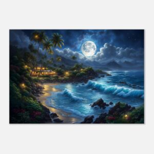 TIKI TEMPTATION | Canvas 70x100 cm / 28x40″ (STRETCHED CANVAS WRAP - UNFRAMED)