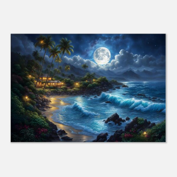 TIKI TEMPTATION | Canvas 70x100 cm / 28x40″ (STRETCHED CANVAS WRAP - UNFRAMED)