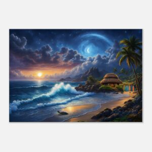 OCEANLIGHT ECHO | Canvas 70x100 cm / 28x40″ (STRETCHED CANVAS WRAP - UNFRAMED)