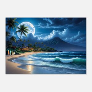 MOONLIGHT DRIFT | Canvas 70x100 cm / 28x40″ (STRETCHED CANVAS WRAP - UNFRAMED)