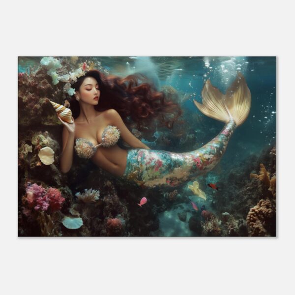 MERMAID MAGIC | Canvas 70x100 cm / 28x40″ (STRETCHED CANVAS WRAP - UNFRAMED)