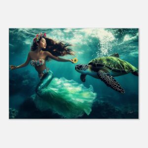 A SERENADE TO THE HIGHER SELF | Canvas 70x100 cm / 28x40″ (STRETCHED CANVAS WRAP - UNFRAMED)