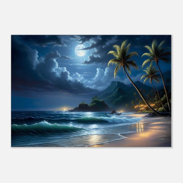MOONPOOL BLISS | Canvas 70x100 cm / 28x40″ (STRETCHED CANVAS WRAP - UNFRAMED)