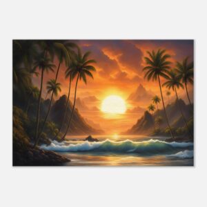 SURF WHISPER | Canvas 70x100 cm / 28x40″ (STRETCHED CANVAS WRAP - UNFRAMED)