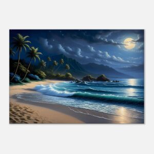 MISTY TIDE | Canvas 70x100 cm / 28x40″ (STRETCHED CANVAS WRAP - UNFRAMED)