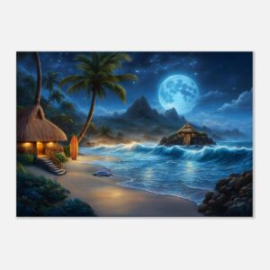 TURTLE ISLAND| Canvas 70x100 cm / 28x40″ (STRETCHED CANVAS WRAP - UNFRAMED)