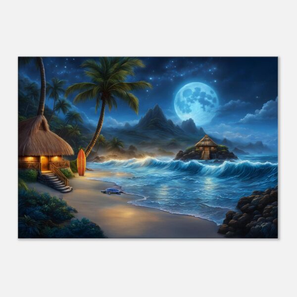 TURTLE ISLAND| Canvas 70x100 cm / 28x40″ (STRETCHED CANVAS WRAP - UNFRAMED)