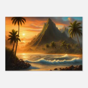 HULA HONEY  | Canvas 70x100 cm / 28x40″ (STRETCHED CANVAS WRAP - UNFRAMED)