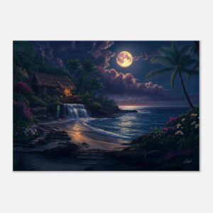 HONEY MOON | Canvas 70x100 cm / 28x40″ (STRETCHED CANVAS WRAP - UNFRAMED)